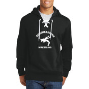Southeastern Wrestling  - Lace Up Pullover Hooded Sweatshirt (Front View Display)